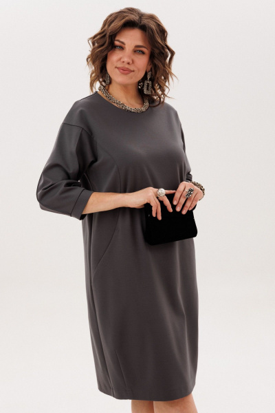 Платье Anelli 61 маренго - фото 9