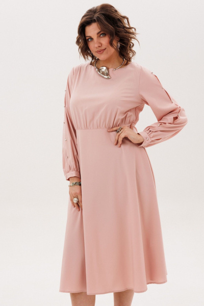 Платье Anelli 1836 дымчатая-роза - фото 2
