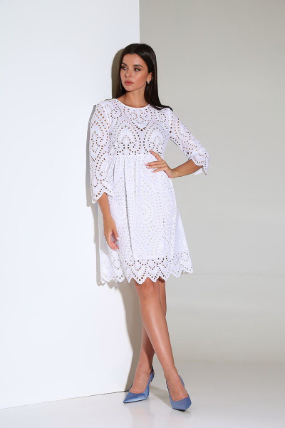 Платье Andrea Fashion AF-19/6 белый - фото 2