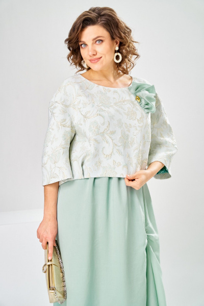 Платье Romanovich Style 1-2915 мята - фото 8