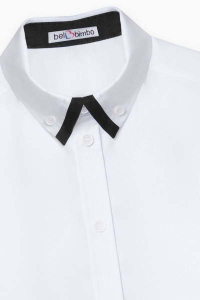 Рубашка Bell Bimbo 213191 белый/черный - фото 6