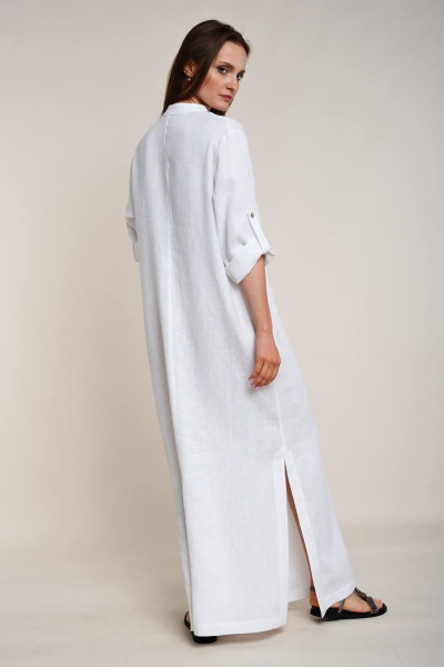Платье Ружана 405-2 белый - фото 4