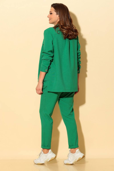 Брюки, куртка Liona Style 694 ярко-зеленый - фото 3