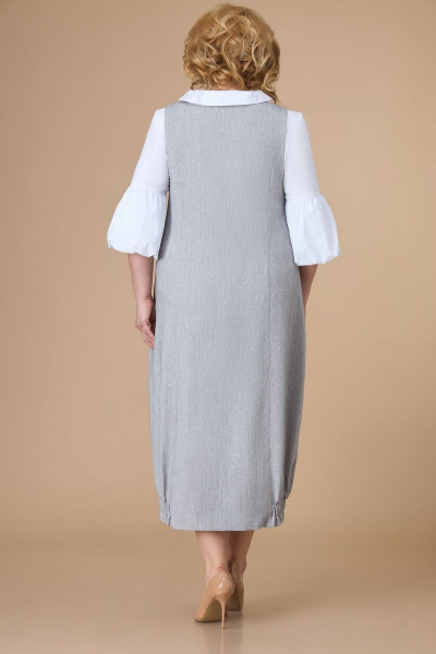 Блуза, сарафан Svetlana-Style 1506 серый+молочный - фото 2