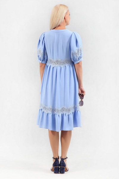 Платье MadameRita 5133 голубой - фото 4