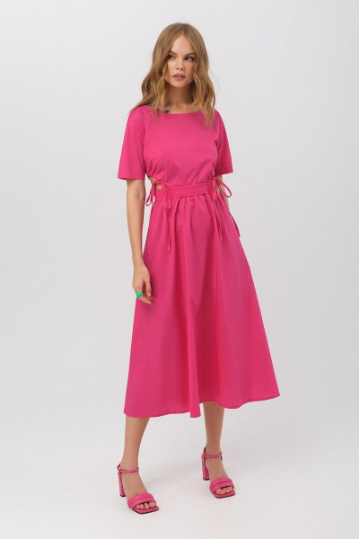 Платье PiRS 3160 ярко-розовый - фото 1