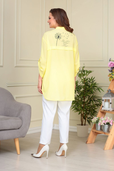 Блуза ANASTASIA MAK 856 желтый - фото 6