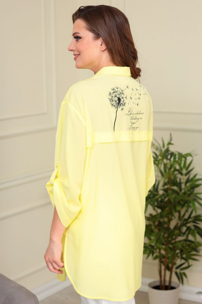 Блуза ANASTASIA MAK 856 желтый - фото 3