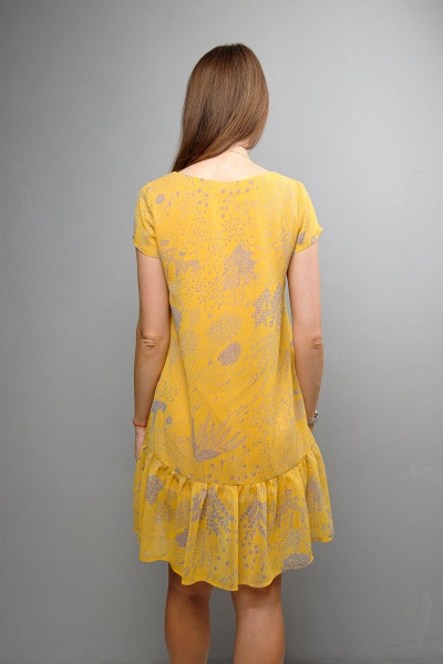 Платье Mita ЖМ1041А желтый - фото 3