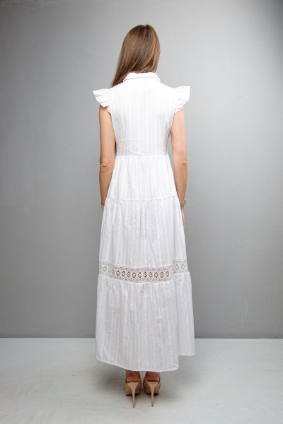 Платье Mita ЖМ1047 белый - фото 5