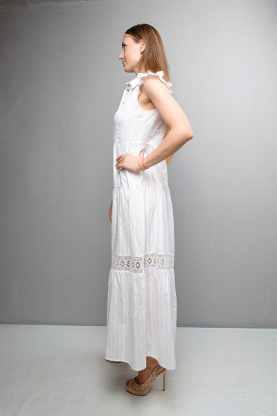 Платье Mita ЖМ1047 белый - фото 3