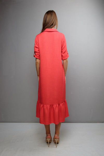 Платье Mita ЖМ1091 красный - фото 3