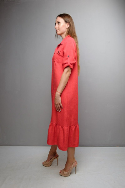 Платье Mita ЖМ1091 красный - фото 2