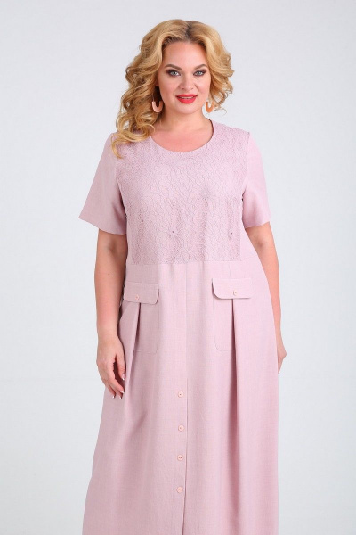 Платье Mamma Moda М-677 розовый - фото 2