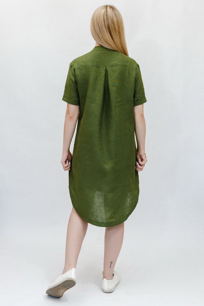 Платье Витебчанка 380-18-170 зеленый - фото 4
