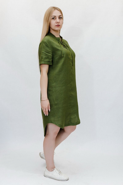 Платье Витебчанка 380-18-170 зеленый - фото 3