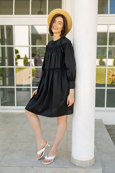 Платье Ivera 1004 черный - фото 4