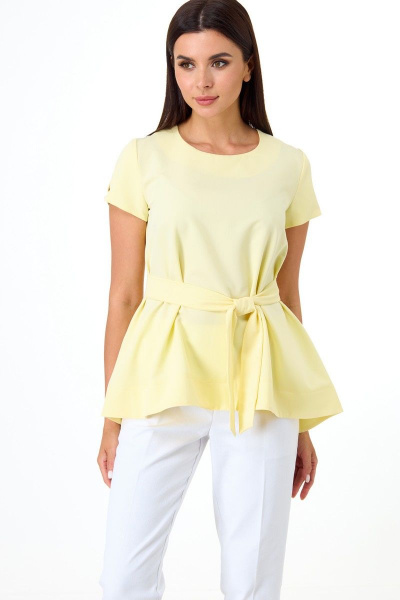 Блуза Anelli 1084 светло-желтый - фото 1