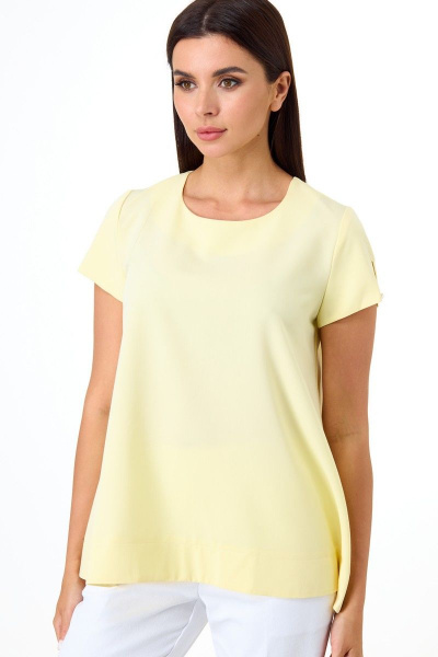 Блуза Anelli 1084 светло-желтый - фото 2