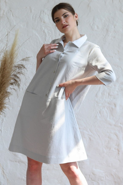 Платье Romgil 20с276-40 серый - фото 1