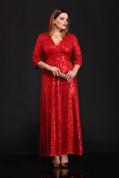 Платье Lady Secret 3325 красный - фото 2