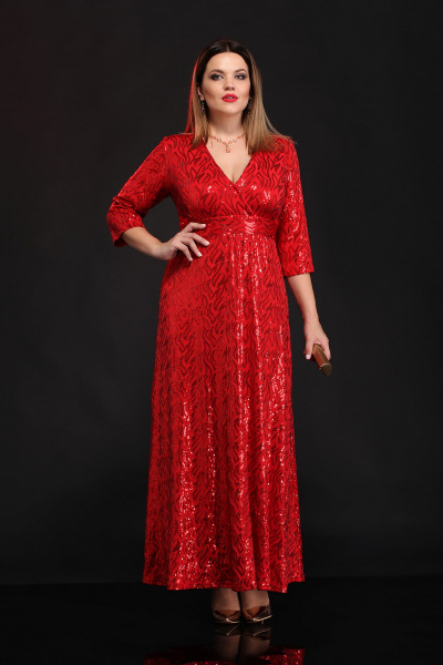 Платье Lady Secret 3325 красный - фото 4