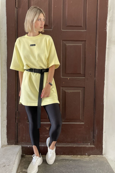 Платье Faldas ФС-19.170 светло-жёлтый - фото 1