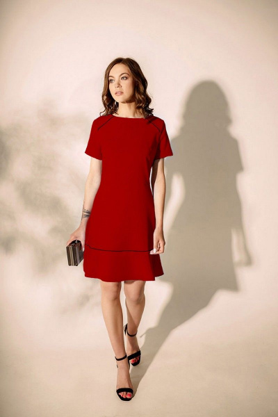 Платье MAX 4-024 красный - фото 1