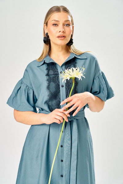 Платье AVA fashion М-198 джинс - фото 13