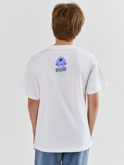 Футболка Mark Formelle 113433/25-38248П-0 белый_печать32_4_сл_на_пол_3_сл_на_спинке_2_сл_на_Л - фото 3