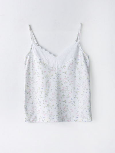 Топ, шорты Mark Formelle 592400/25Е-42204ПП-5 колибри_с_цветами_на_белом - фото 1