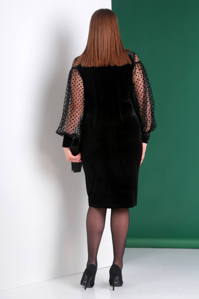 Платье Liona Style 672 черный - фото 2
