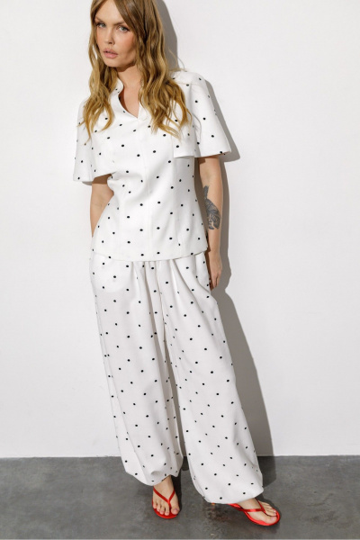 Брюки PiRS 6776 белый - фото 3