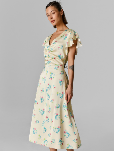 Платье Mark Formelle 154033/25-41037П-9 цветы_на_лимонном_льду - фото 1