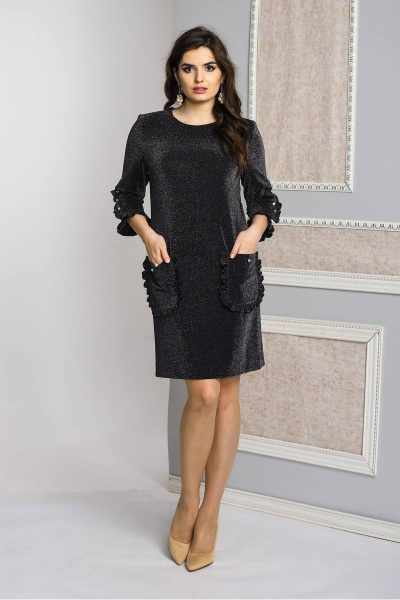 Платье Moda Versal П1863 черный - фото 1
