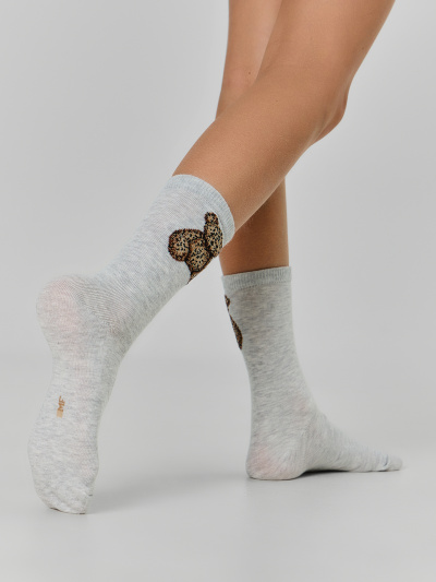 Носки Mark Formelle 430K-3527/B4-26430K св.серый_меланж_рис.3527 - фото 1