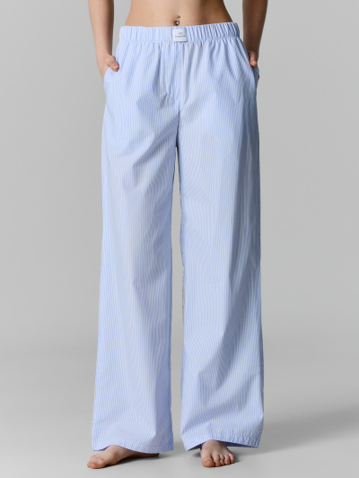 Брюки Mark Formelle 532524/25-34940ПП-9 полоска_бело_голубая_декор - фото 1