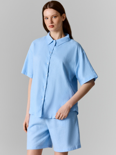 Рубашка, шорты Mark Formelle 592498-1/25-41914Ц-9 голубой - фото 1