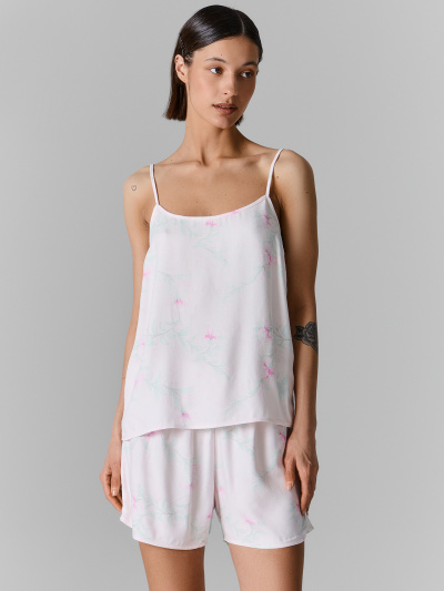 Блуза, шорты Mark Formelle 592594-1/25-35100ПП-9 цветы_на_лиловом - фото 1