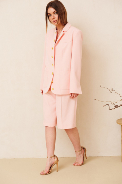 Шорты Ambera Style 1090-3 пудра - фото 6