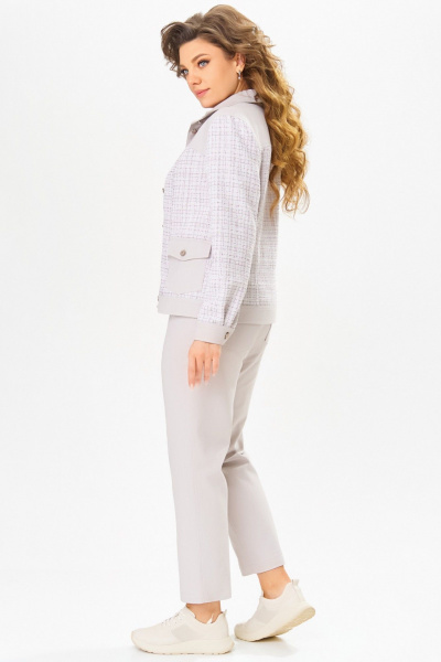 Брюки, бомбер Fita 3111 пудровый - фото 8