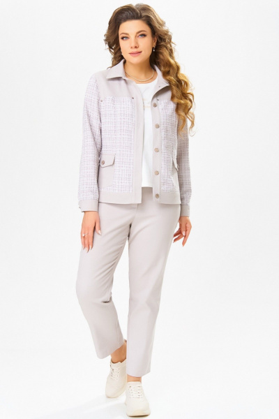 Брюки, бомбер Fita 3111 пудровый - фото 3