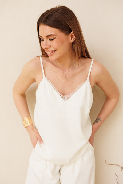 Топ Ambera Style 1145-1 молоко - фото 1