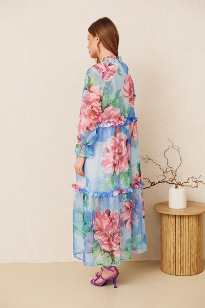 Платье Ambera Style 1130-4 цветы - фото 4