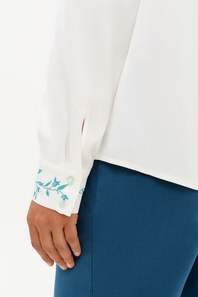 Блуза Nelva 23359 молочный - фото 7