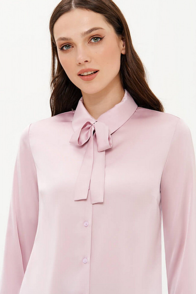 Блуза Nelva 23379 пепельно-розовый - фото 3