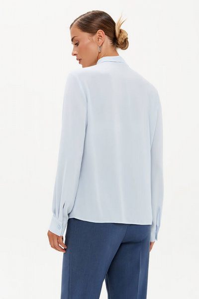 Блуза Nelva 23384 голубой - фото 6