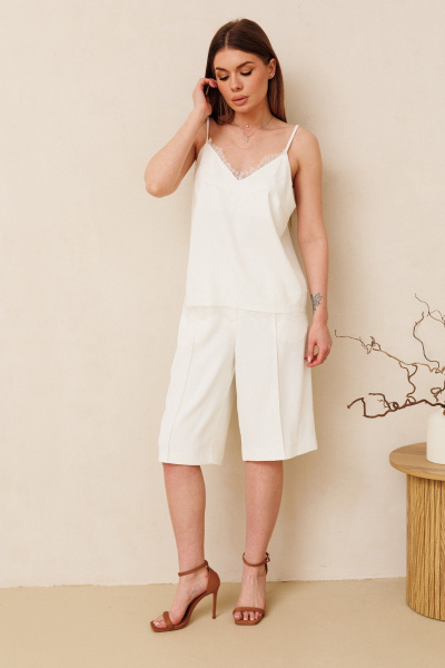 Топ, шорты Ambera Style 2162 молоко - фото 6