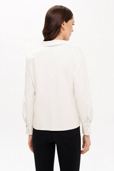 Блуза Nelva 23413 молочный - фото 4