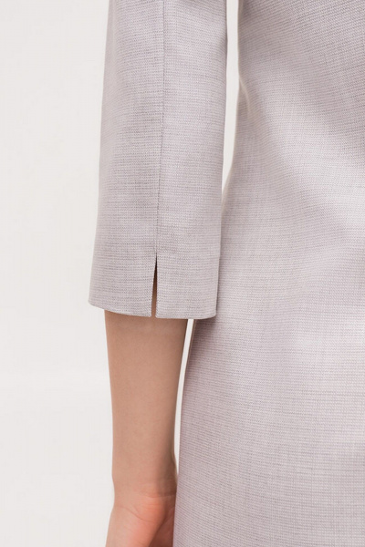 Платье Nelva 51575 серый - фото 4